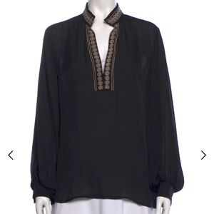 Nili Lotan Black Blouse